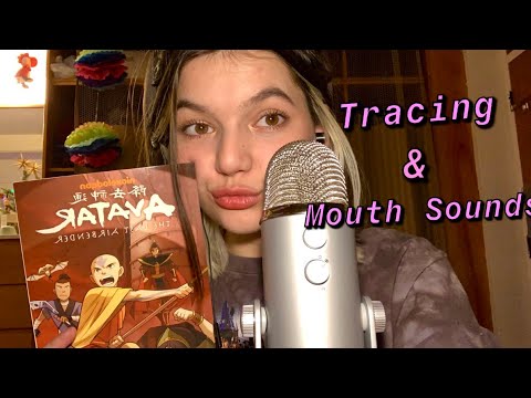 ASMR | Tracing and Mouth Sounds (Fast & Aggressive) Gum Chewing, Rambles, Visuals, and More!