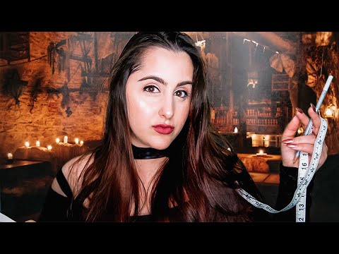 ASMR | Sketching and Measuring Your DnD Character (Whispered Roleplay)