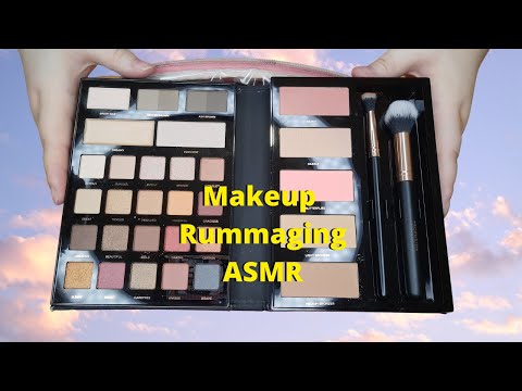 ASMR | Rummaging Through My Makeup Bag (No Talking)