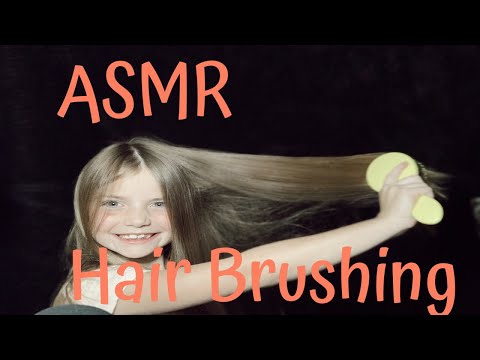 ASMR Hair Brushing and Scalp Massage