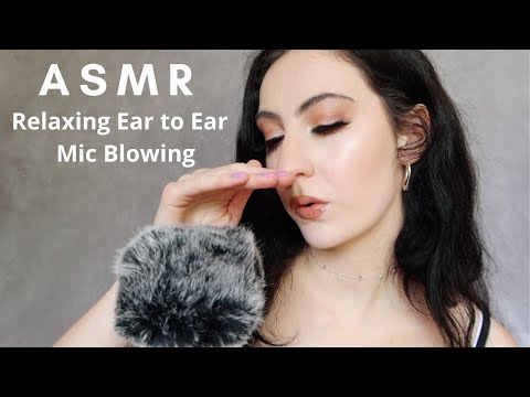 ASMR Slow, Calming Mic Blowing and Breathing (Relax, Shh, Mic Scratching)
