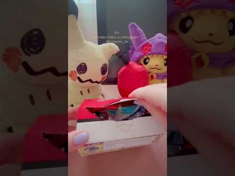 Mistery Pokémon box 👀 Non sono convinta di ciò che ho trovato… #asmr #misterybox #asmrsounds