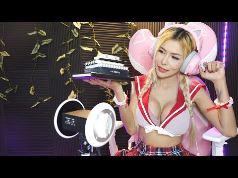 ASMR THAI🇹🇭 Ultra fast RAW tapping various objects Sailor/School Girl? 💋