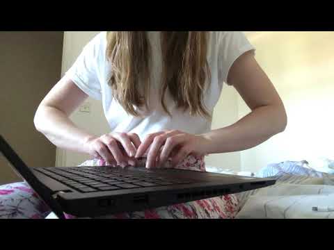 ASMR Fast Tapping and Scratching on my Laptop and Keyboard