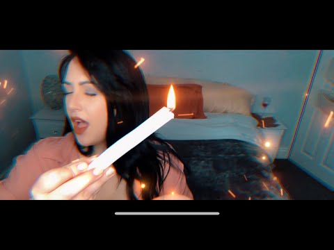 Dripping hot wax onto my skin and hypnotising you with a flame ASMR