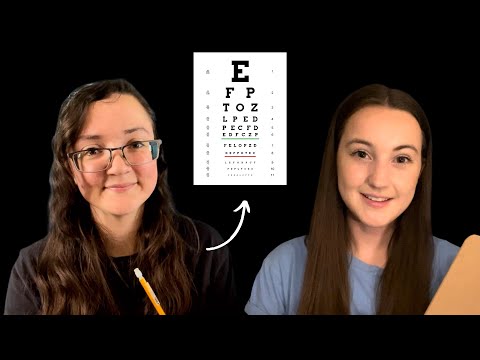 ASMR | Thorough Eye Exam By Two Doctors ~ Collaboration With @alynicolejosephinaASMR