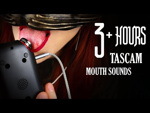 ASMR ~ Tascam Mouth Sounds 👅 [ 3+ HOURS ]