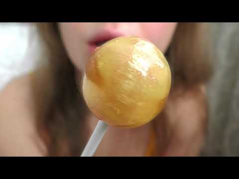 ASMR licking lollipop (intense mouth sounds 3dio)