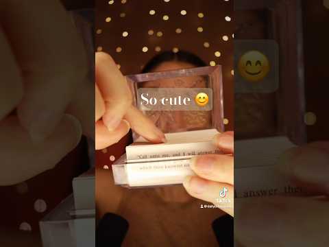 Cute box to hold prayer cards #christianasmr #thrifting #bibleverse le