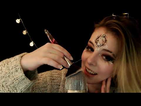 ASMR | Plastic Wrap/Cling Film on the Blue Yeti Mic - different Covers, Brushes, Whispering