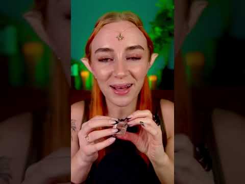 #ASMR | Christmas Elf Heals You with Crystals 💎 #shorts