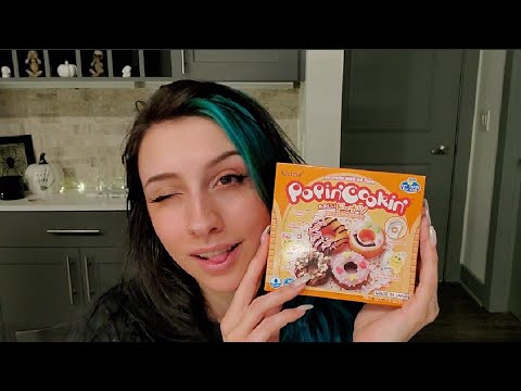 ASMR Making Tiny Donuts! | Whispered, tapping, scratching, scissor cutting, packaging sounds