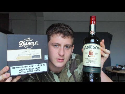 ASMR Cigar With Irish Whiskey 🥃
