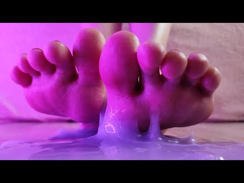 ASMR Best Foot Slime Triggers and Tingles