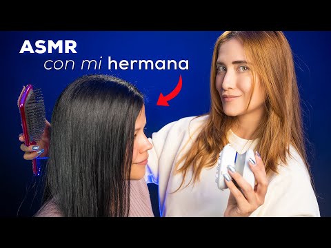 Asmr para DORMIR: Le hago ASMR a mi HERMANA | ASMR Español | Asmr with Sasha