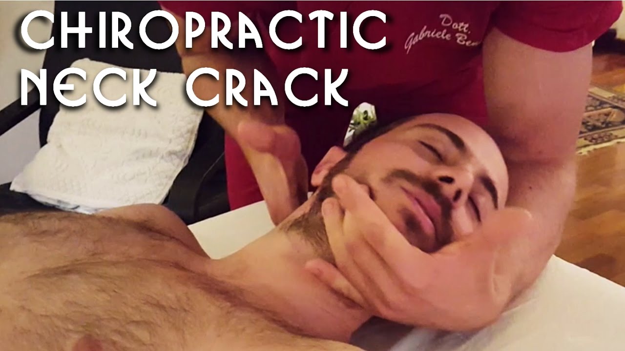 💆 Chiropractic Adjustment: neck and back cracking - ASMR video