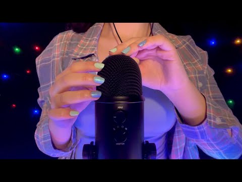 ASMR - Rubbing & Scratching the Microphone (Without Windscreen) [No Talking]