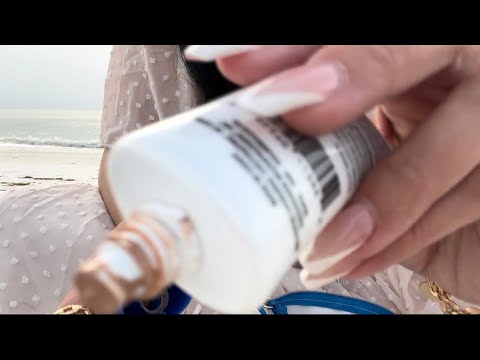ASMR Doing Your Makeup in 45 Seconds on the BEACH 🏝