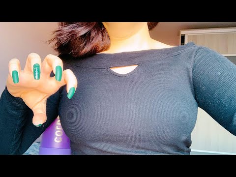 ASMR: Fast & Aggressive Tapping On & Off Camera | Fast Shirt Scratching