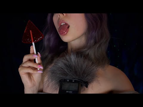 ASMR LICKING•TASCAM TINGLY MOUTH SOUNDS