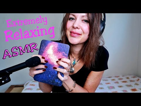 ASMR Extremely RELAXING TAPPING on my GALAXY Kindle