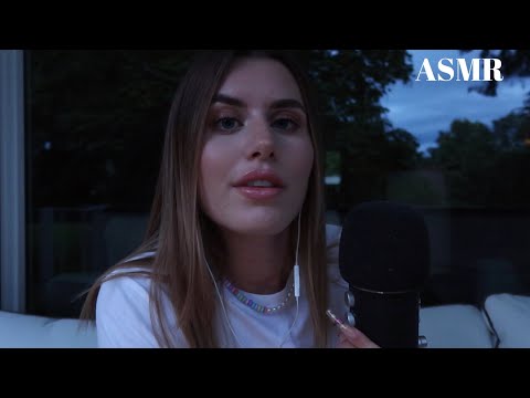 ASMR random talk outside at night [deutsch/german]
