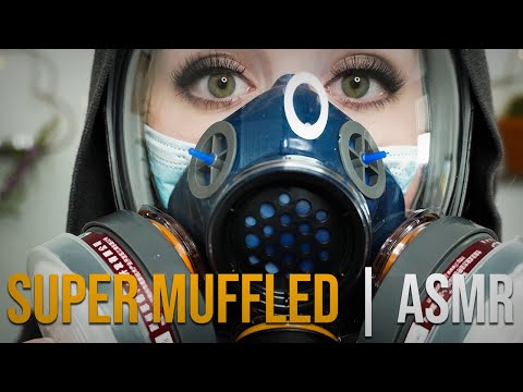 ASMR Layered Gas Mask | Extra Muffled Breathing and Whispers