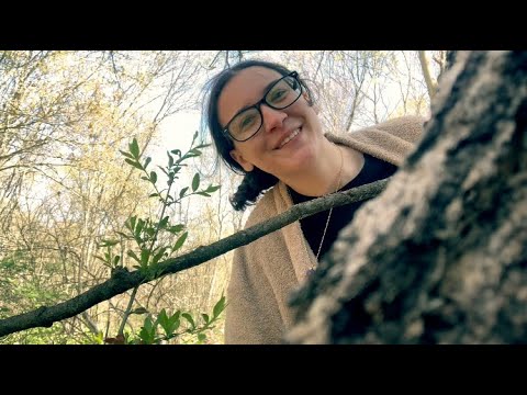 Asmr Outside 🪺🌱(Tapping, Scratching, Crinkling sounds, Nature sounds)