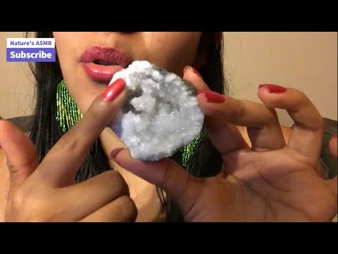 ASMR CRYSTAL HAUL, CLOSE UP WHISPERS AND TAPPING