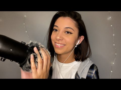 ASMR Fuzzy Mic Play & Whispers for Relaxation