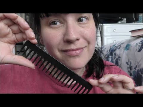 Asmr - I Comb the Camera to give you Tingles / Relax You  & Tapping