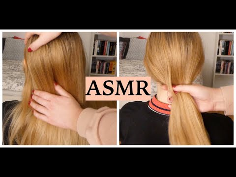 ASMR WHISPERED HAIR PLAY (Brushing, Spraying & Random Rambling/Positive Affirmations For Relaxation)