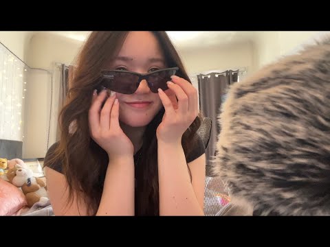 ASMR tapping (apple box, iPhone, glasses, stickers on face ...)