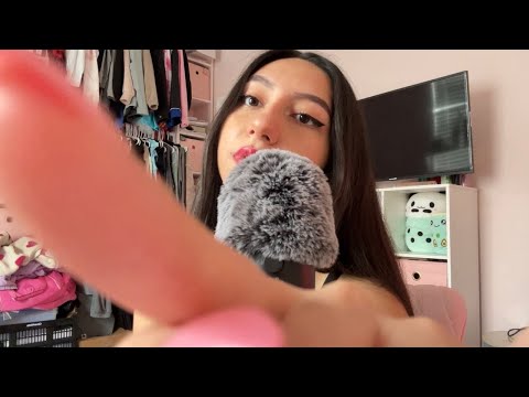ASMR MOUTH SOUNDS & FACE TOUCHING 😴😛