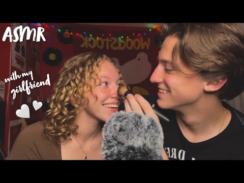 (ASMR) Doing my Girlfriend’s Makeup 💄*extremely tingly*