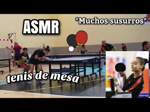 ASMR TENIS DE MESA!🏓🥰 Muchos susurros y divertido (talking) | ASMR en español para dormir | Pandasmr