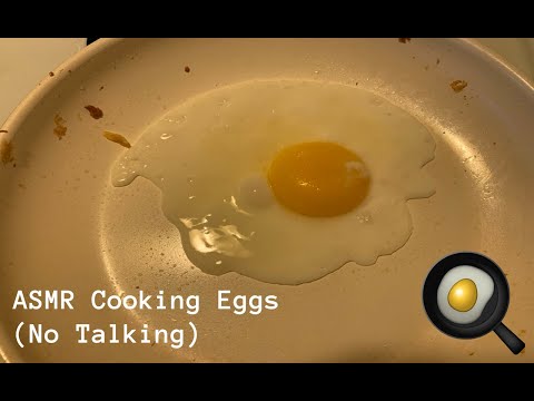 ASMR Cooking Eggs🍳 Sizzling Sounds (No Talking)