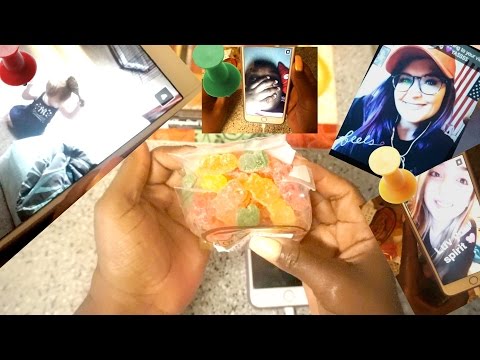 Candy ASMR Eating Sounds/Snapchat
