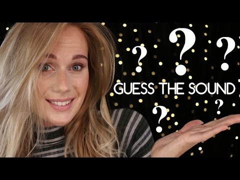ASMR GUESS THE SOUND ( SOFT SPOKEN WHISPER EAR TO EAR) TRIGGERS FOR SLEEP