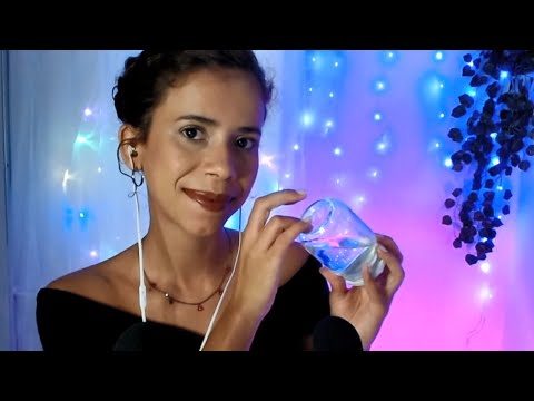 ASMR | Tingly Tapping on Different Textures | Whispering | Relax and sleep