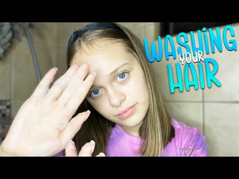 ASMR Relaxing Shampoo and Hair Wash ROLEPLAY!