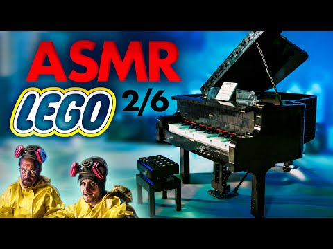 Giant LEGO PIANO building with my Dad 🎹ASMR Pt. 2/6