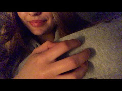ASMR fabric/clothing scratching + some rambles! *fast & aggressive*
