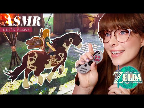 ASMR ⚔️ 🐴  Let's Play Zelda Tears of the Kingdom ▴ Whispered Gaming Session! 🎮 (( Part 3 ))