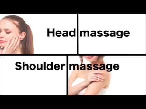 [音フェチ]ヘッドマッサージ&肩マッサージ[ASMR]Head&Shoulder massage Binaural Natural Sounds/두피마사지&어깨 두드리기 [JAPAN]