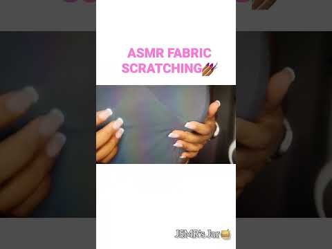 ASMR Fabric Scratching 💅🏾 video on patreon ❤️