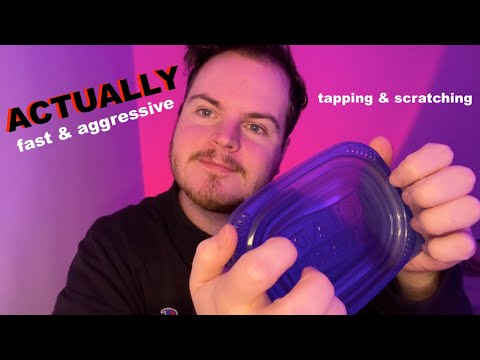 ACTUALLY FAST & AGGRESSIVE ASMR TAPPING & SCRATCHING