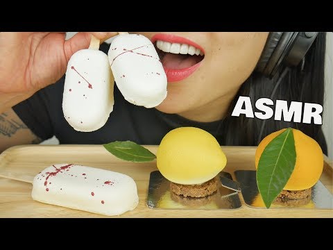 ASMR FANCY PASTRY CAKE BARS (SOFT CHOCOLATE CRUNCH EATING SOUNDS) NO TALKING | SAS-ASMR