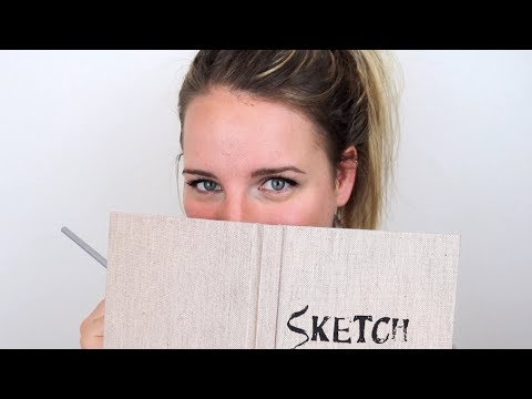 Sketching Your Face For Art Class | ASMR