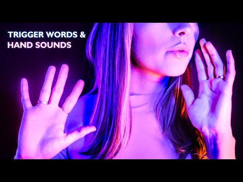 ASMR MOUTH SOUNDS CLOSE UP WHISPERING + HAND SOUNDS